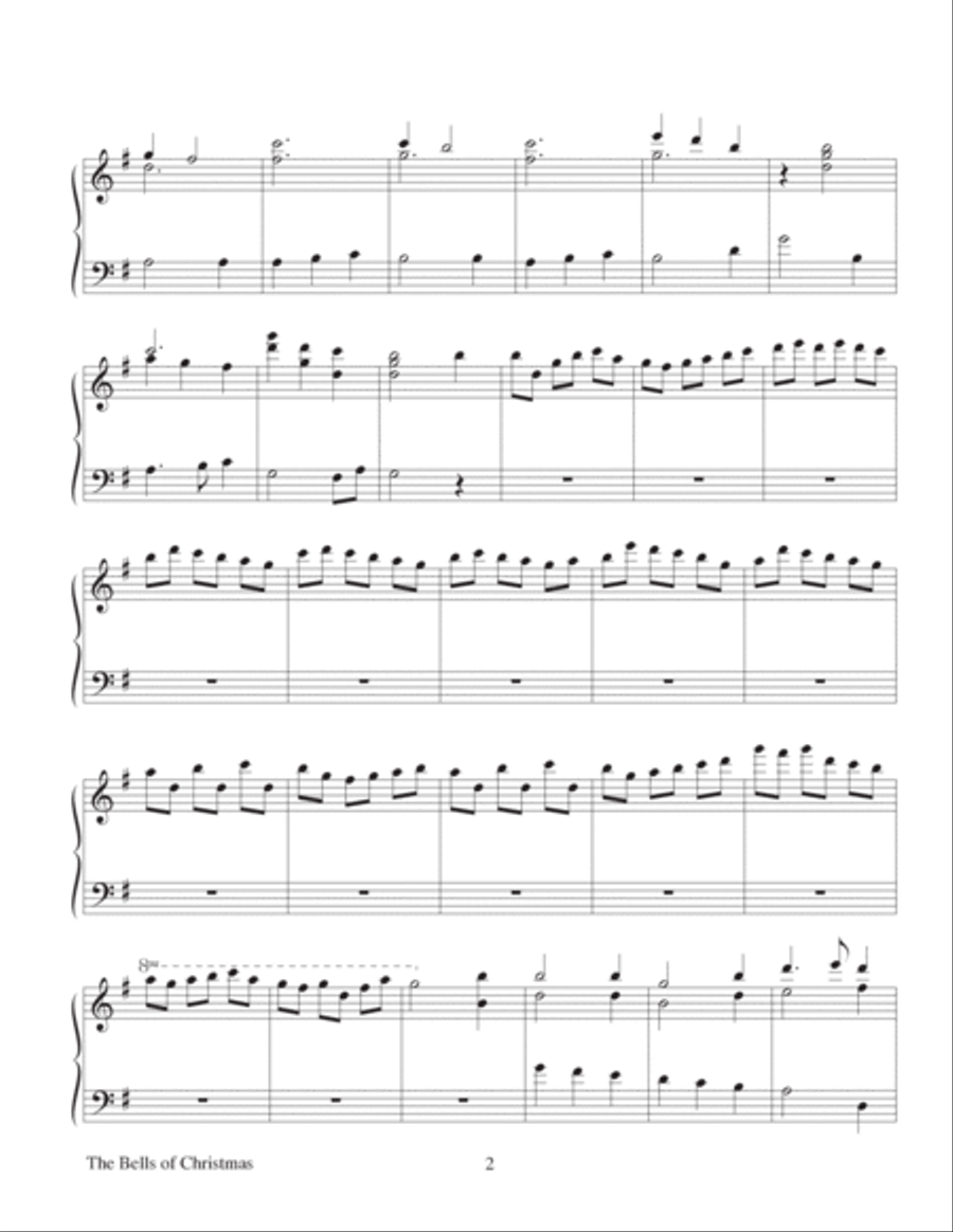 The Bells of Christmas for Carillon Carillon scores gallery preview page 2