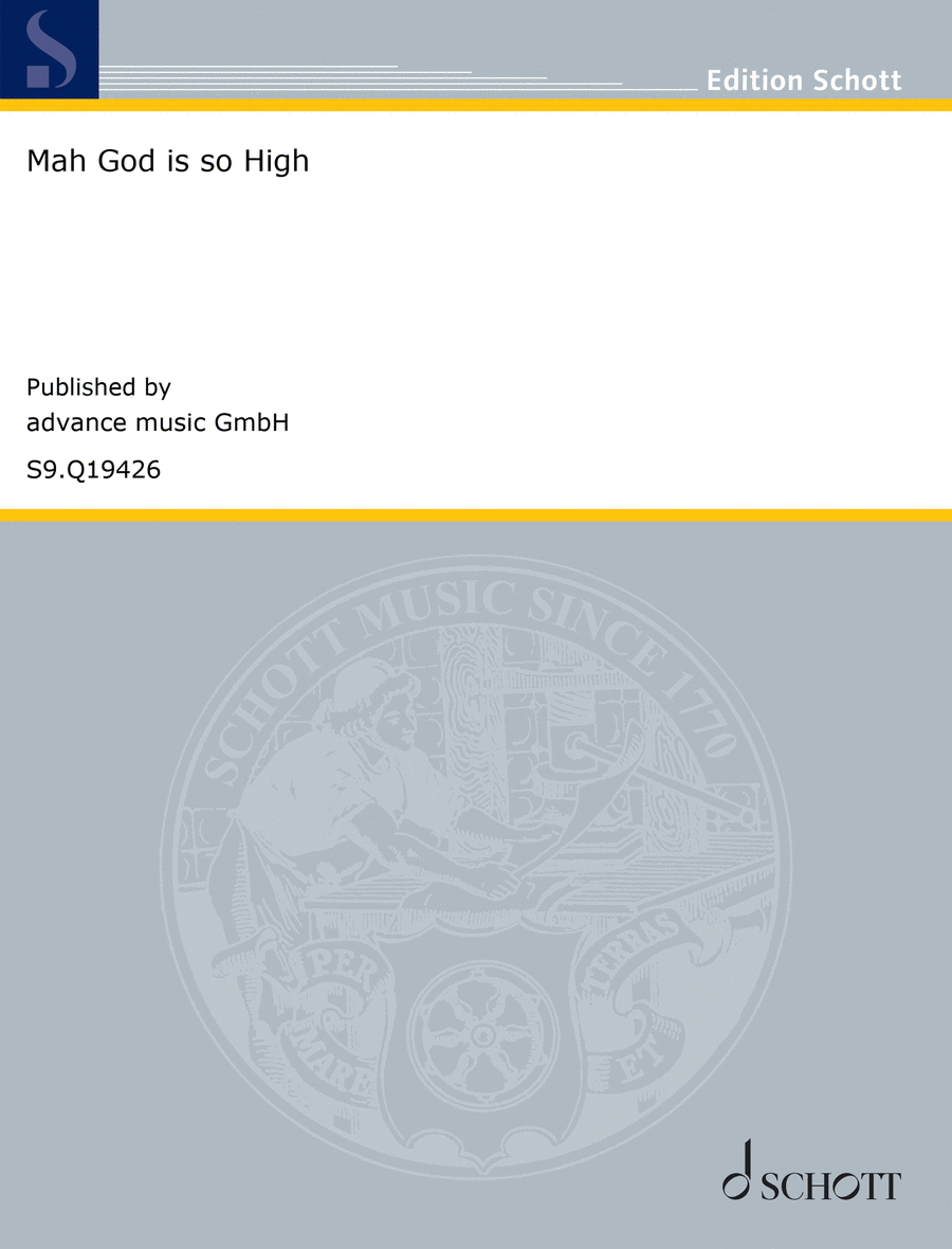 Mah God is so High SSAA scores gallery preview page 1