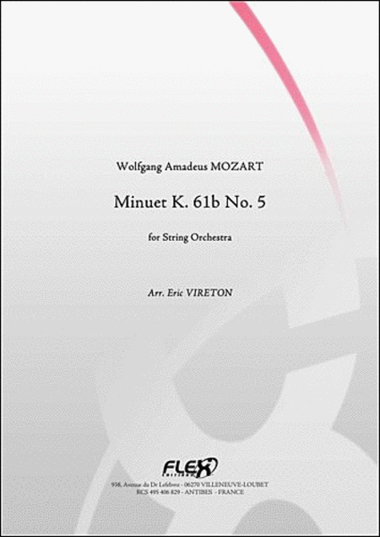 Minuet K. 61B No. 5 image number null