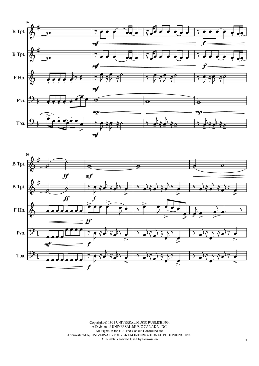 Life Is A Highway Horn scores gallery preview page 3
