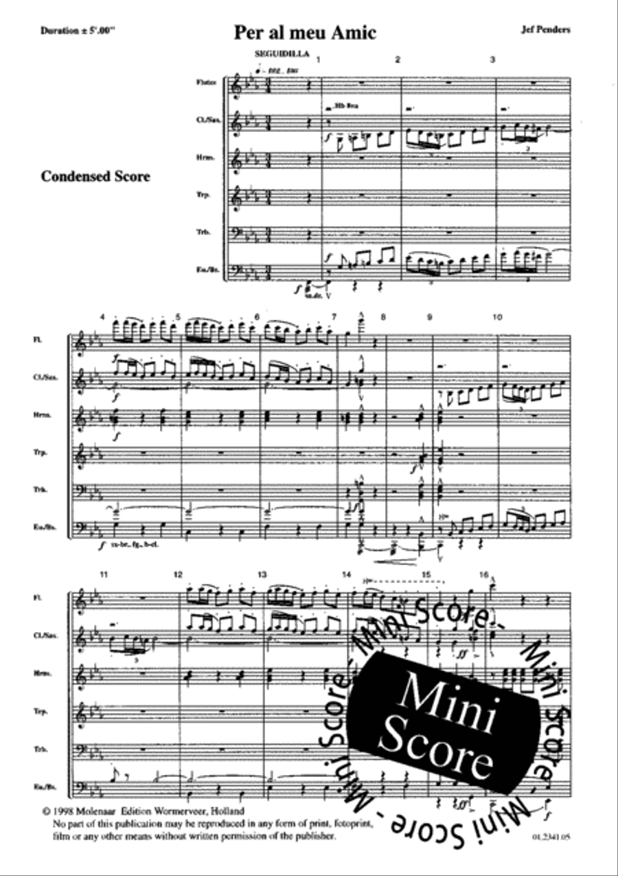 For My Friend Concert Band scores gallery preview page 25