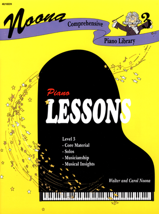Book cover for Noona Comprehensive Piano Lessons Level 3