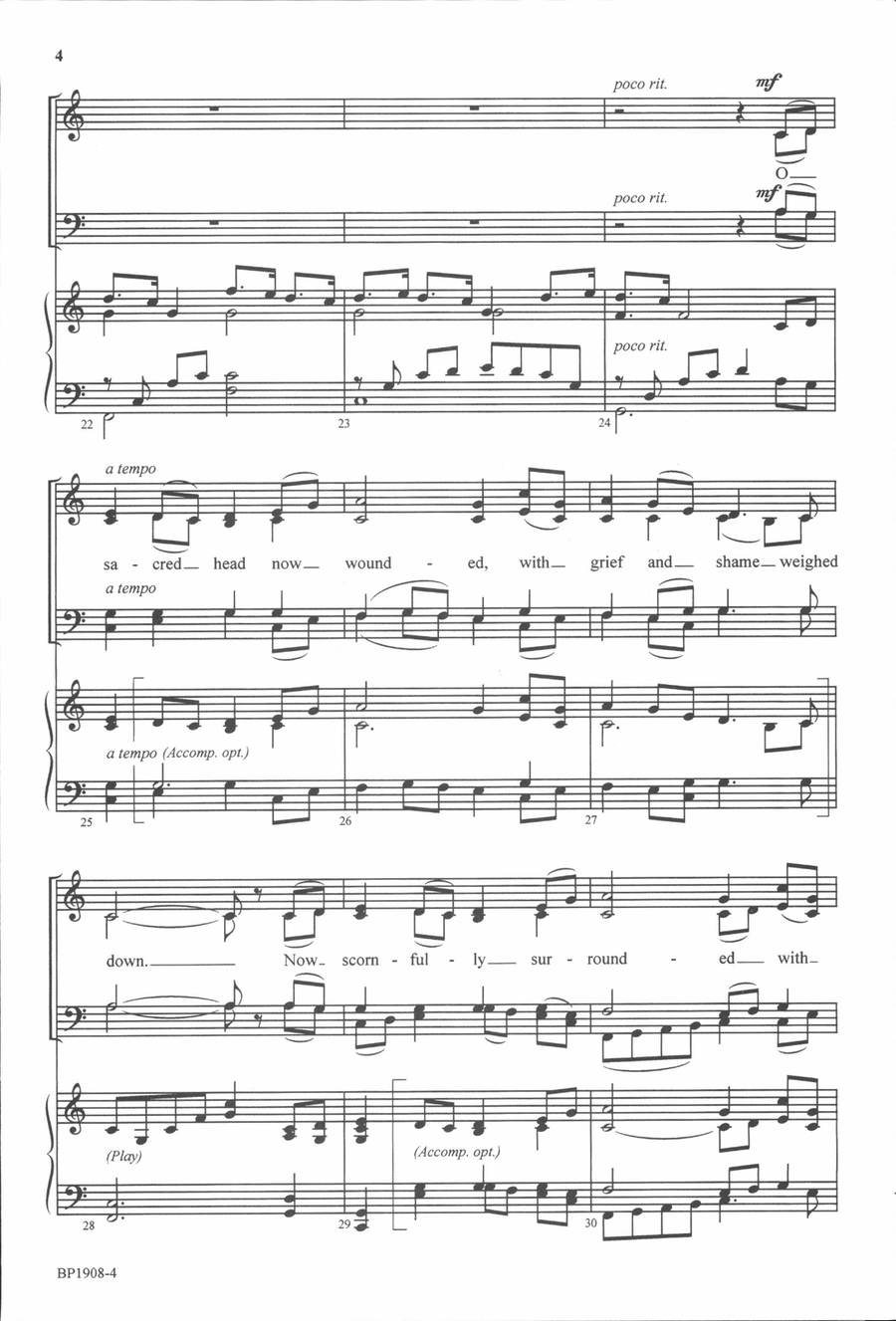 Show Me Your Cross 4-Part scores gallery preview page 4