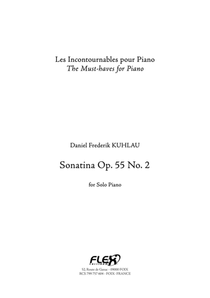 Sonatina Op. 55 No. 2 image number null