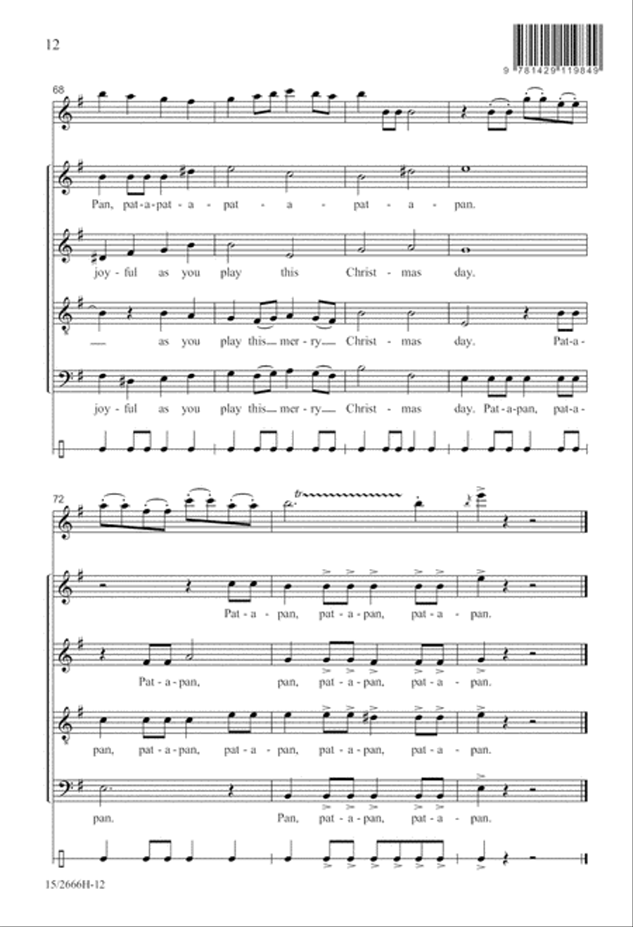Pat-a-pan 4-Part scores gallery preview page 12