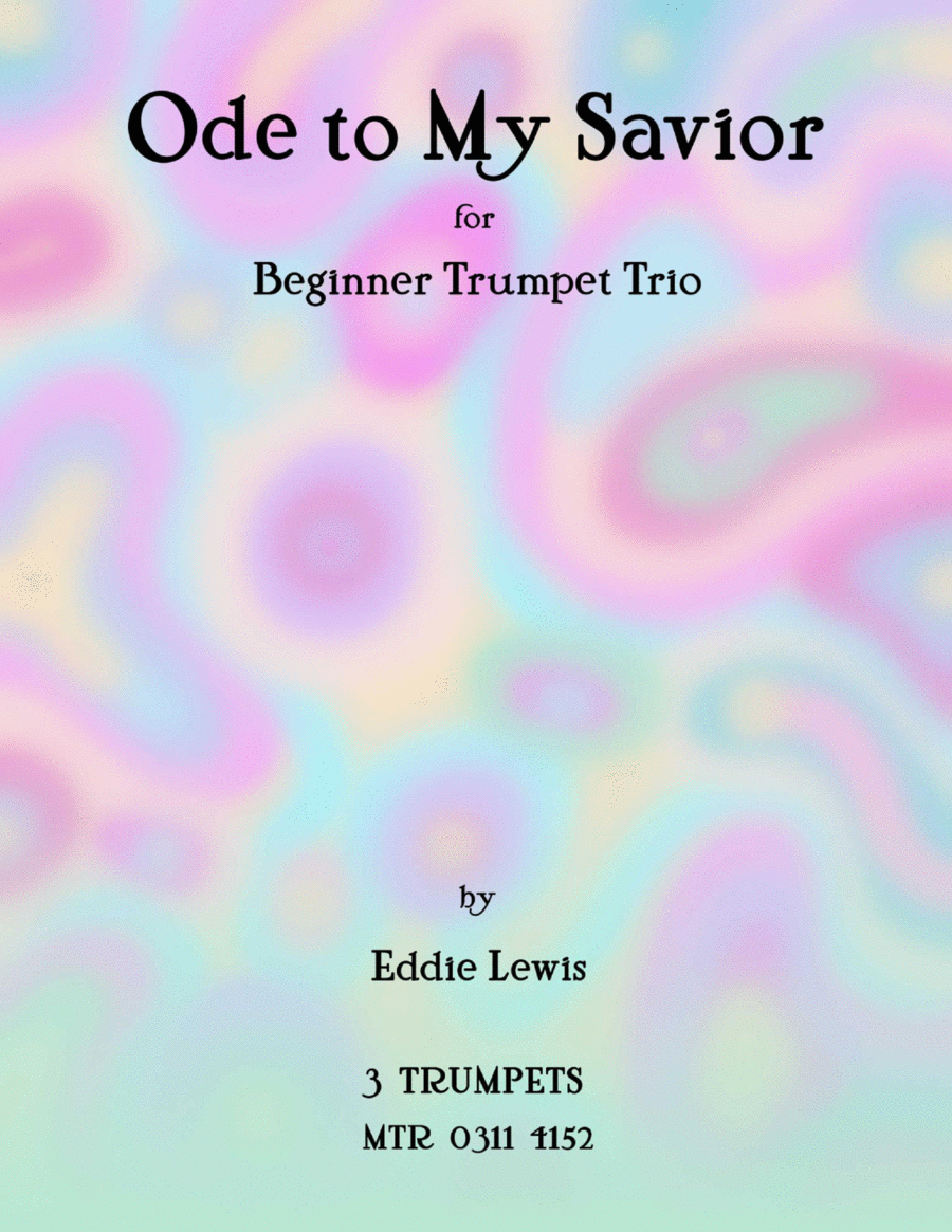 Ode to My Savior Beginner Trumpet Trio Trumpet Trio scores gallery preview page 1