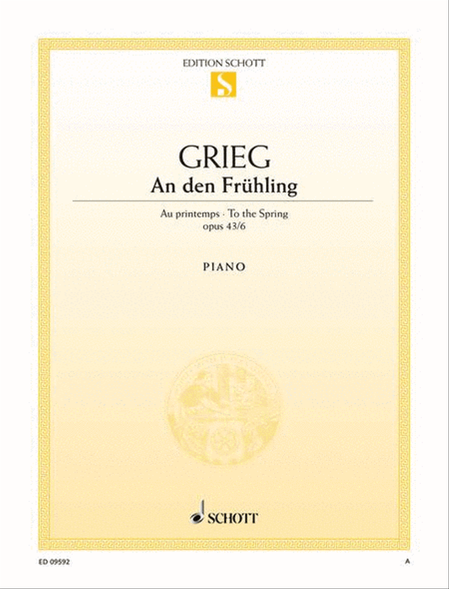 To the Spring Piano Solo scores gallery preview page 1