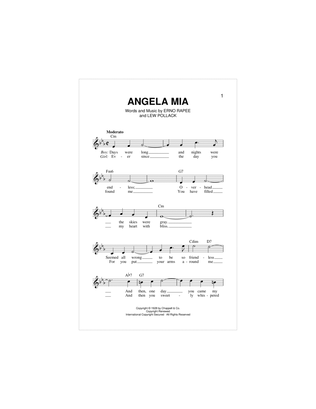 Book cover for Angela Mia