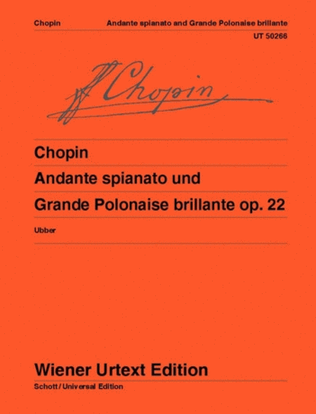 Book cover for Andante Spianato and Grande Polonaise Brillante