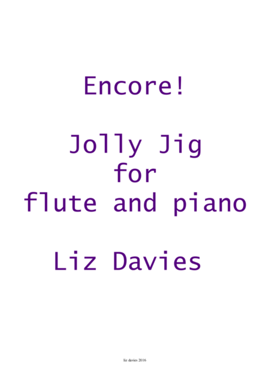 Jolly Jig Flute Solo scores gallery preview page 1