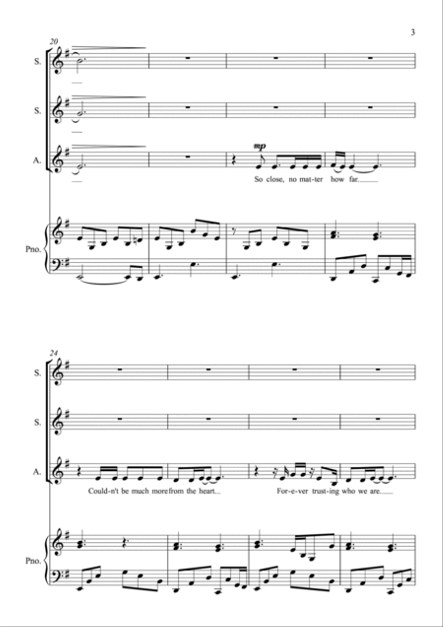 Nothing Else Matters SSA scores gallery preview page 3