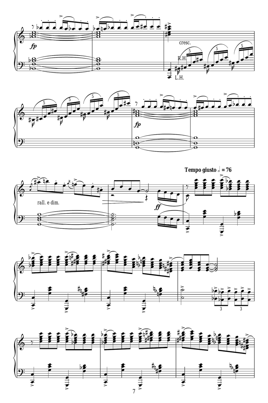Rhapsody In Blue (Themes) Piano Solo scores gallery preview page 7