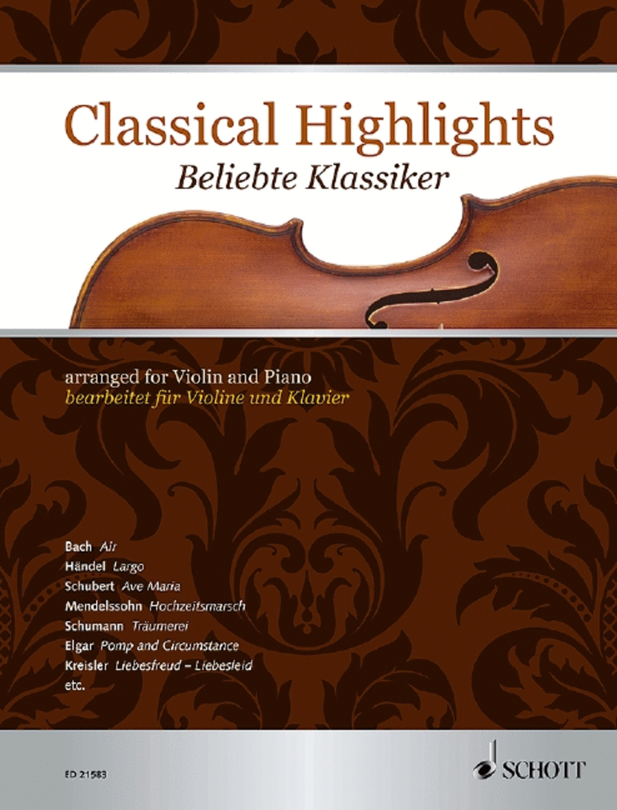 Classical Highlights Violin Solo scores gallery preview page 1