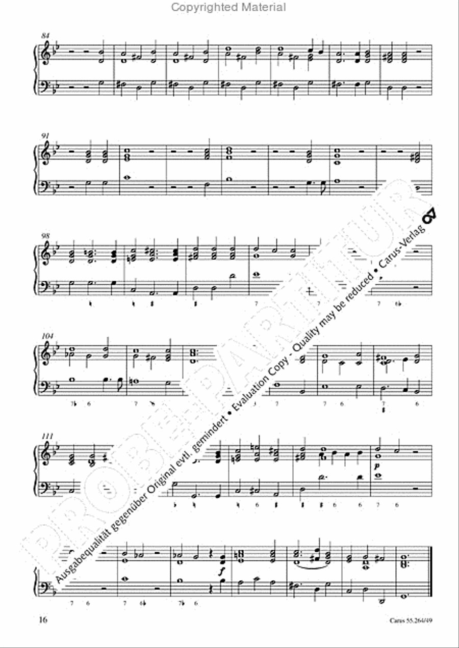Israel in Egypt - Part I Organ scores gallery preview page 19