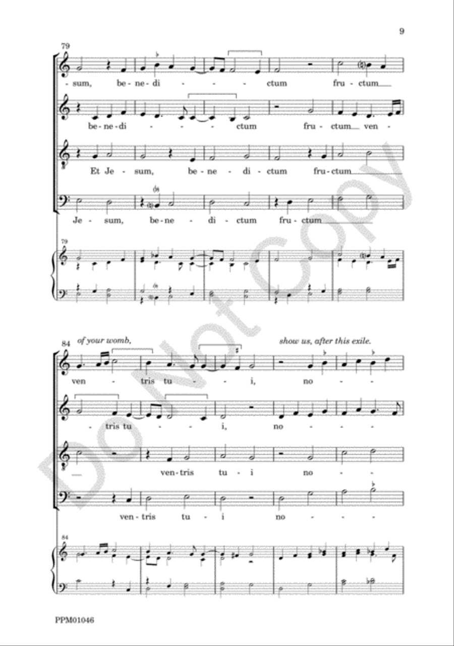 Salve Regina 4-Part scores gallery preview page 13