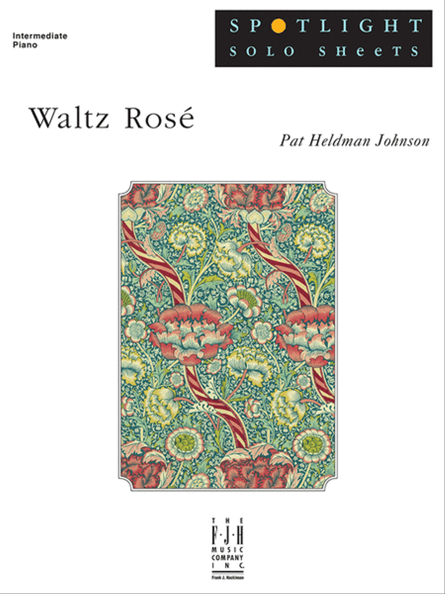 Waltz Rosé Waltz Rosé Piano Solo scores gallery preview page 1