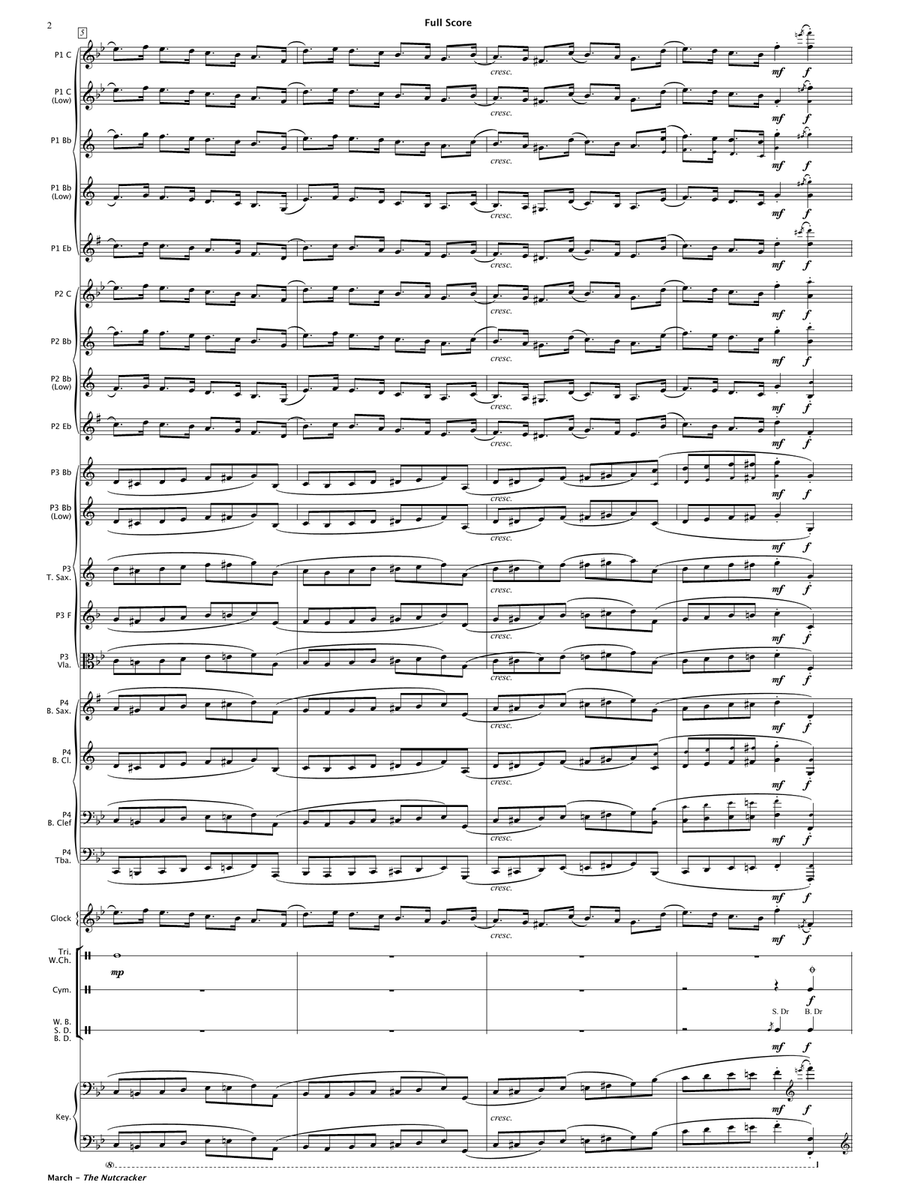March From The Nutcracker (Flexible Instrumentation) Concert Band scores gallery preview page 5
