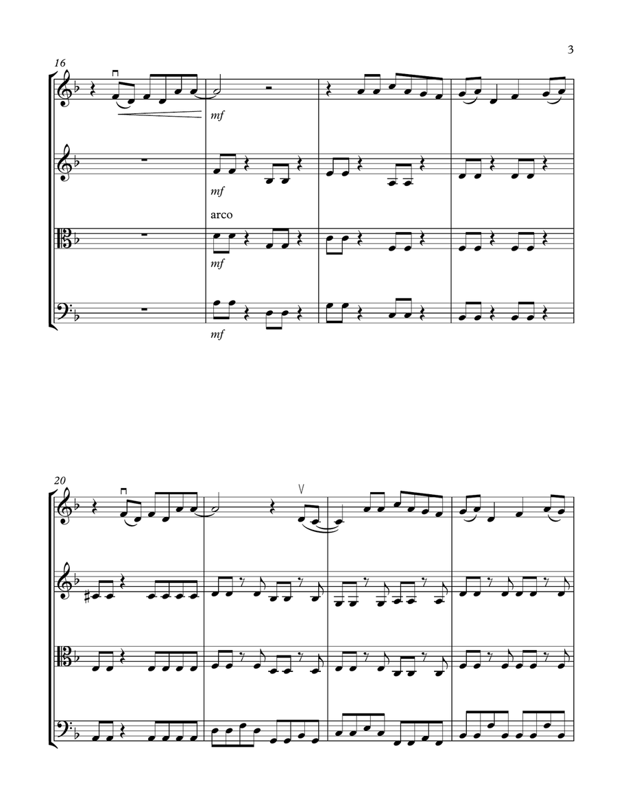 Sucker String Quartet scores gallery preview page 3