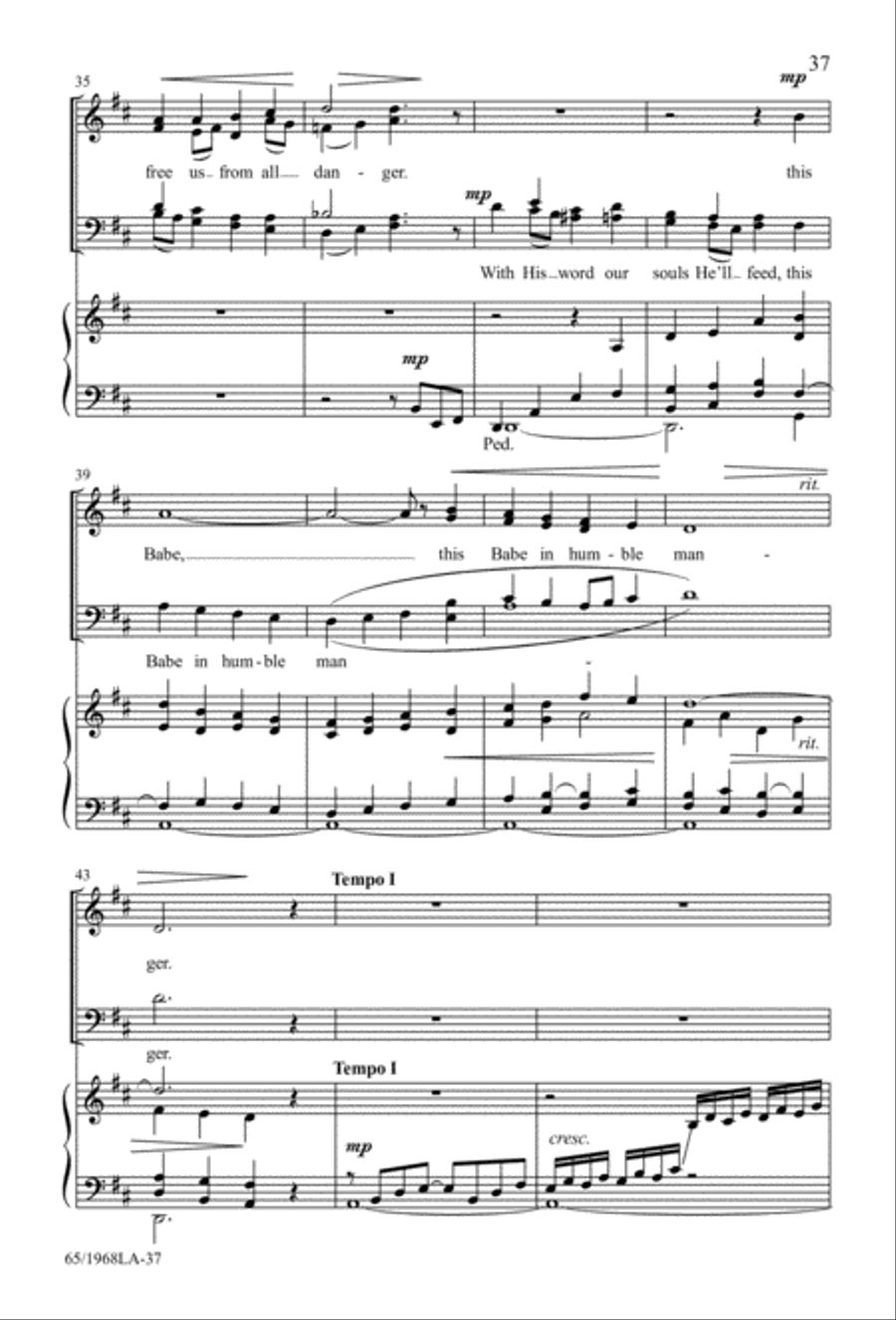 The Word Made Flesh 4-Part scores gallery preview page 39