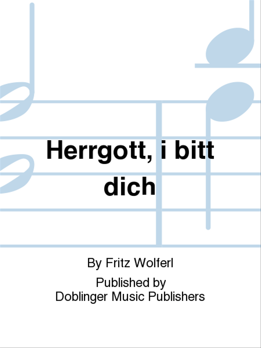 Herrgott, i bitt dich Voice scores gallery preview page 1