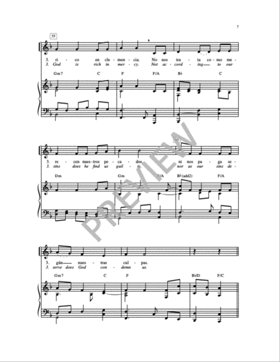 El Señor Es Compasivo (Salmo 103) 2-Part scores gallery preview page 16