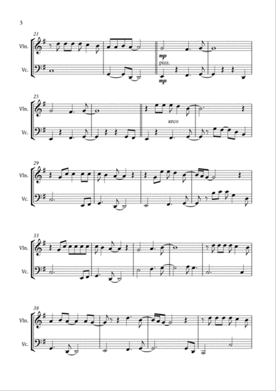 Shallow Shallow String Duet scores gallery preview page 4
