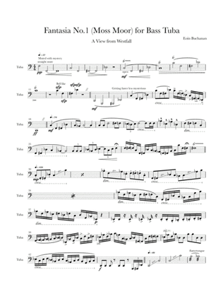 Fantasia No.1 (Moss Moor) Solo Tuba