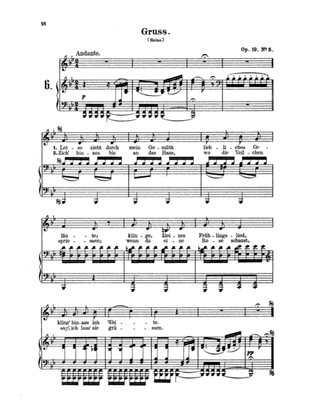 Mendelssohn: 79 Songs, Low Voice (German)