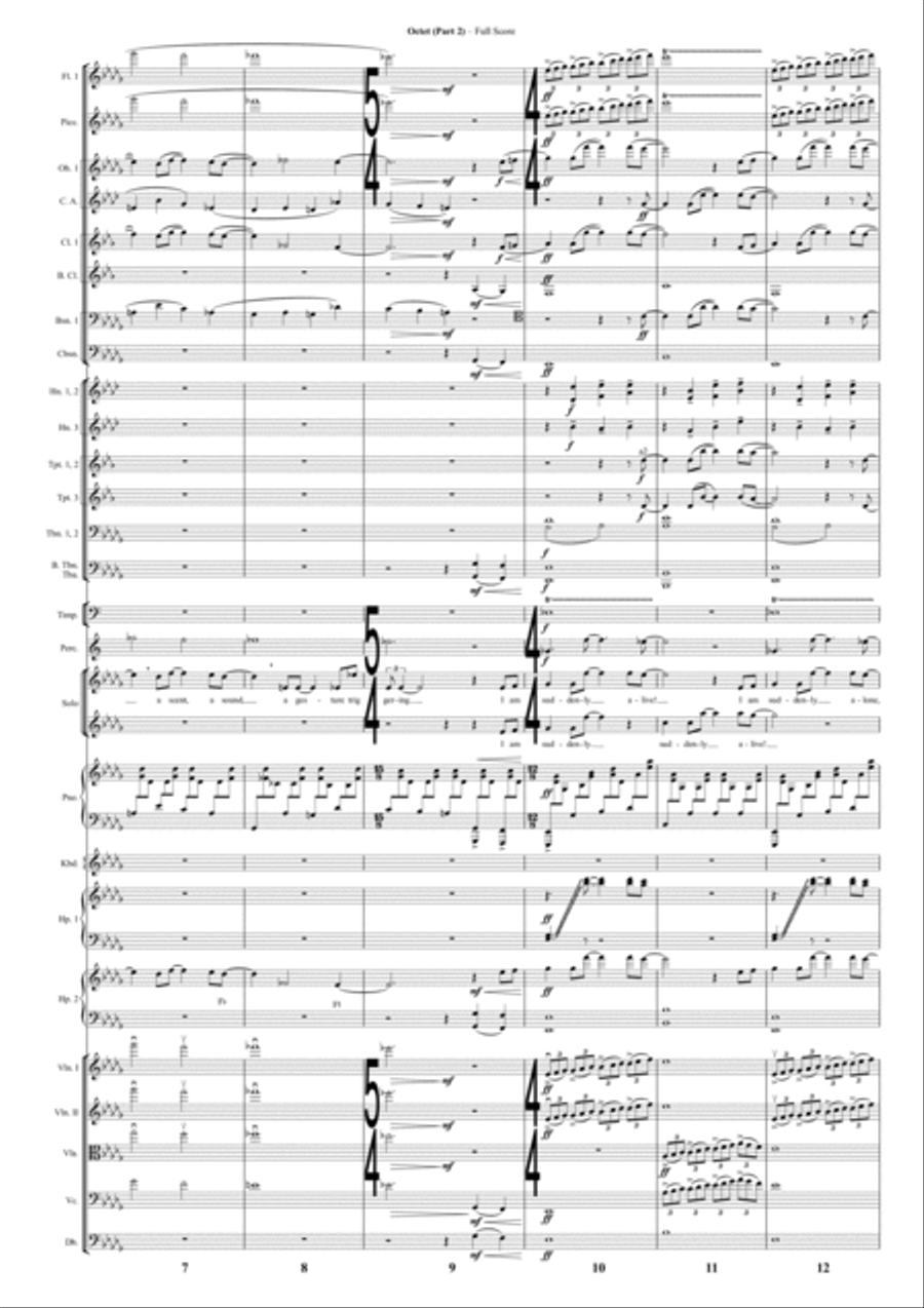 Octet (light In The Piazza) Full Orchestra scores gallery preview page 2
