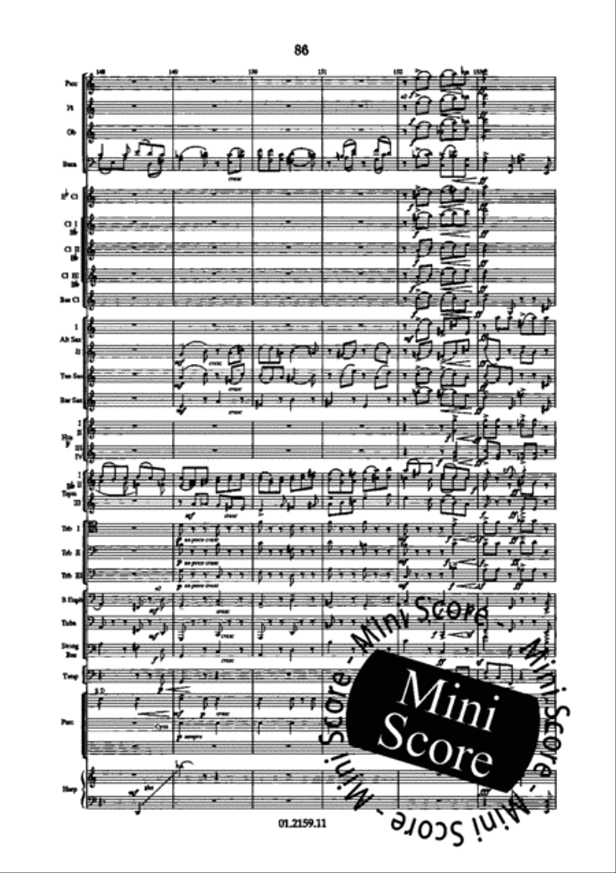 Dance Suite Concert Band scores gallery preview page 94