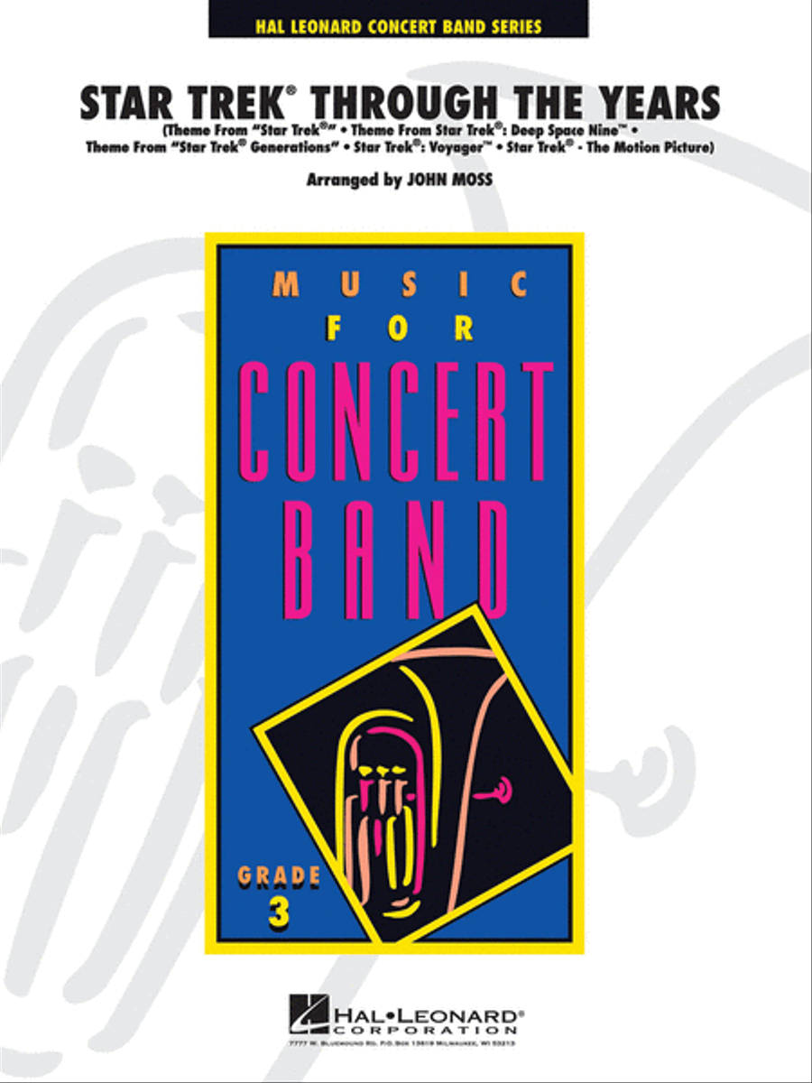 Star Trek Through the Years Concert Band scores gallery preview page 1