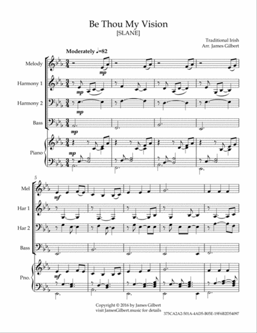 Be Thou My Vision (Any Size Church Orchestra Series) Small Ensemble scores gallery preview page 3