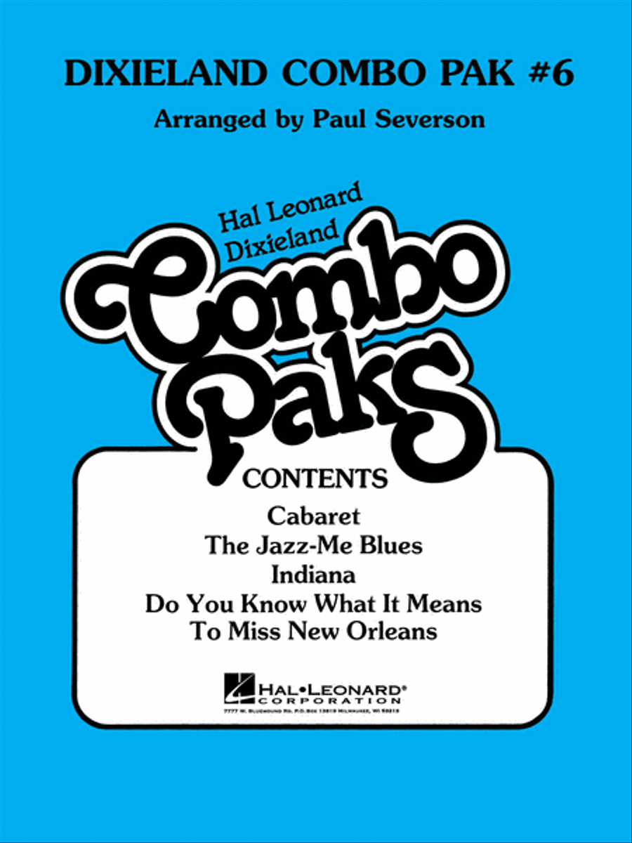 Dixieland Combo Pak 6 Jazz Ensemble scores gallery preview page 1