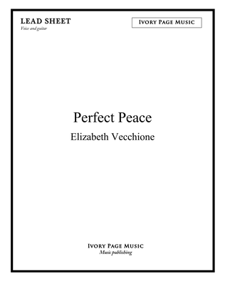 Perfect Peace - lead sheet