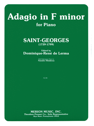 Book cover for Adagio in F Minor