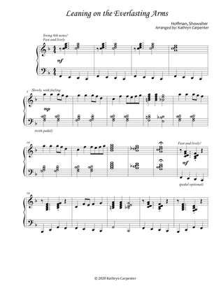 Leaning on the Everlasting Arms (Advanced Piano)