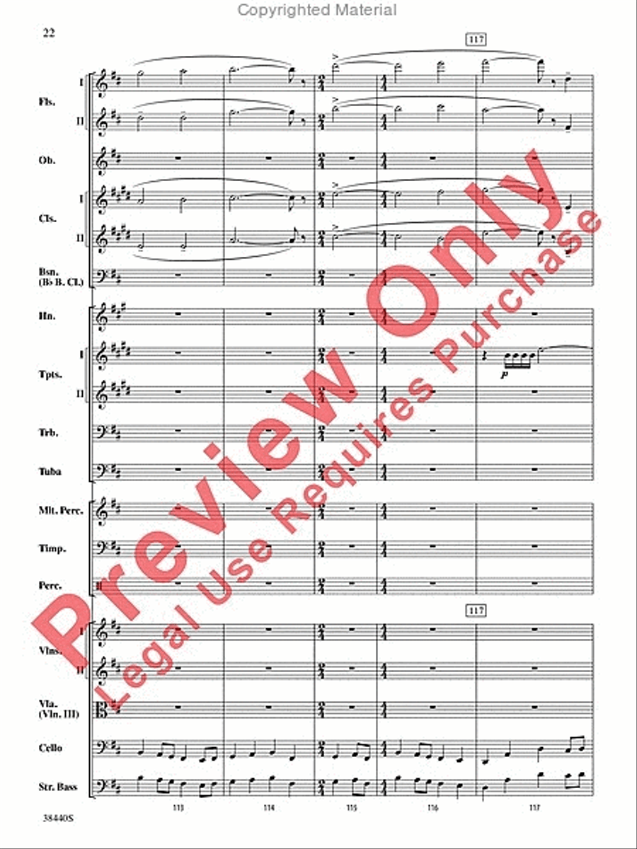 Leroy Anderson's Irish Suite, Part 1 (Themes from) Full Orchestra scores gallery preview page 23