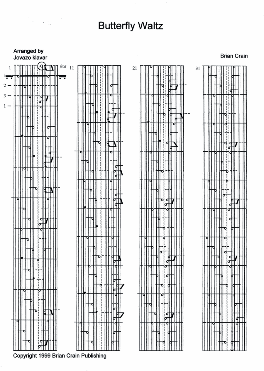Butterfly Waltz Butterfly Waltz Piano Solo scores gallery preview page 1