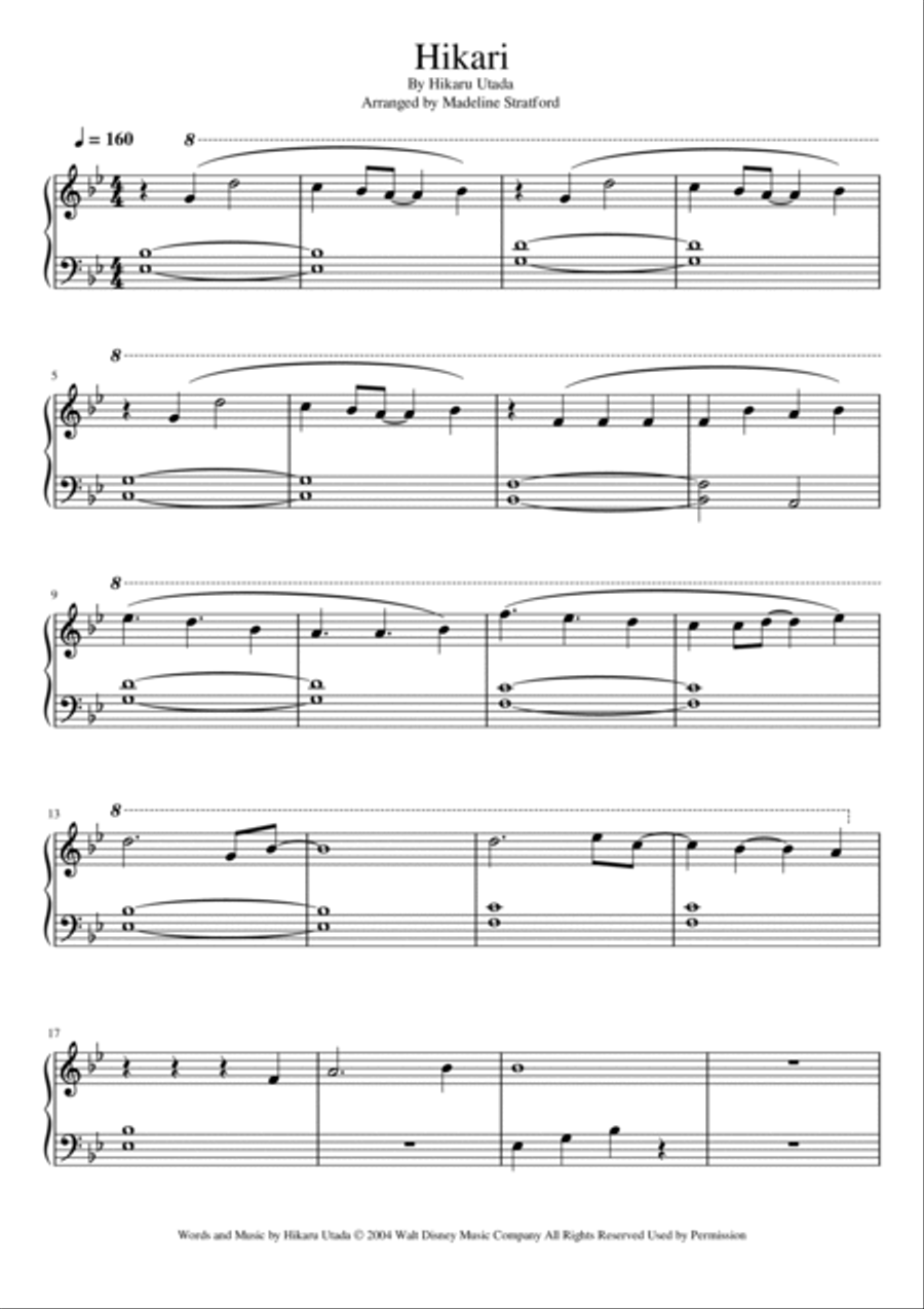 Hikari Easy Piano scores gallery preview page 2