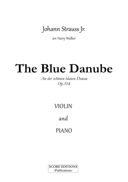 The Blue Danube (Johann Strauss II) for Violin and Piano image number null