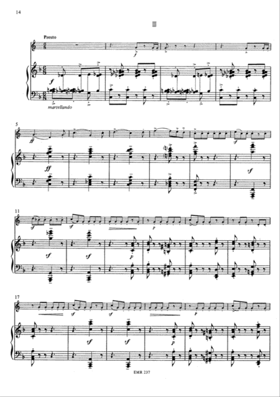 Sonatina Op. 59/1 Horn scores gallery preview page 7