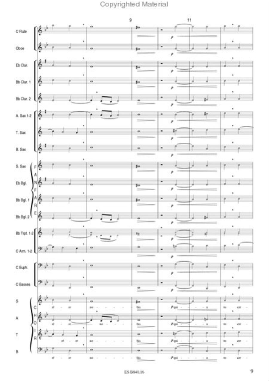 O Bone Jesu ! O Bone Jesu ! Concert Band scores gallery preview page 4