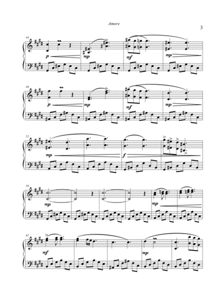 Amore (Op. 5 Nocturne N°2 in C#m) image number null