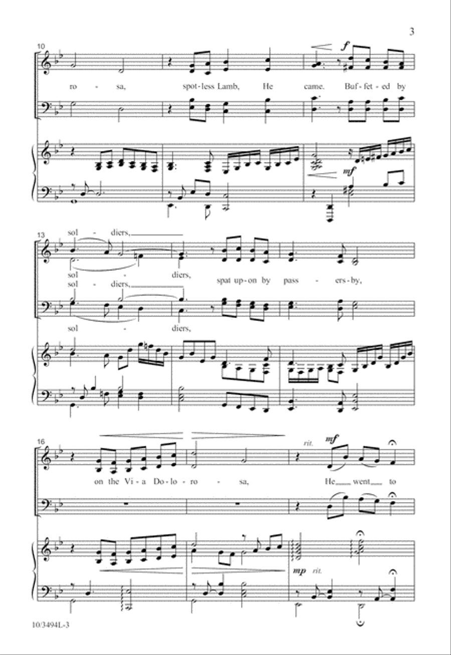 On the Via Dolorosa 4-Part scores gallery preview page 4