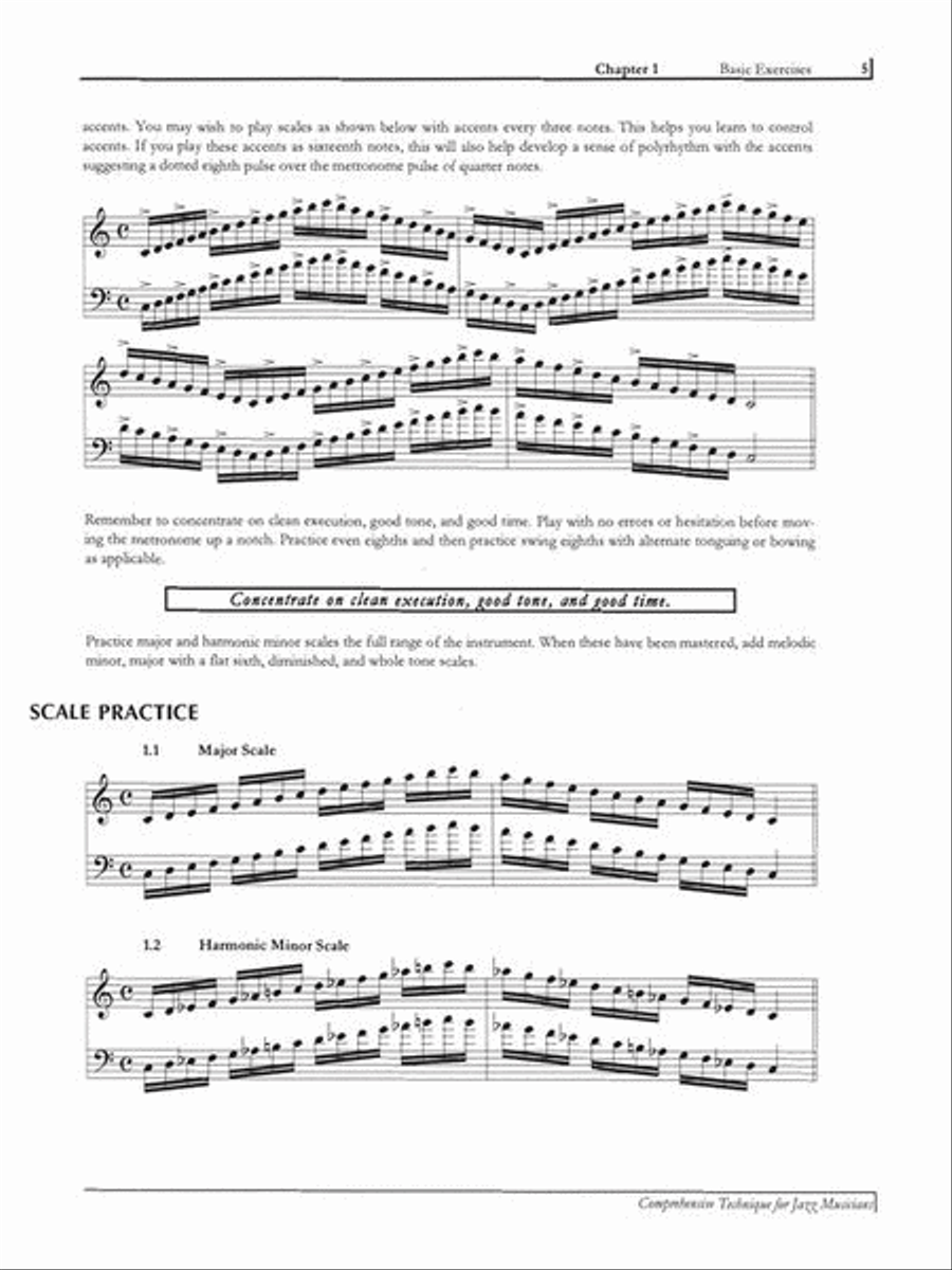 Comprehensive Technique for Jazz Musicians – 2nd Edition Collection / Songbook scores gallery preview page 14