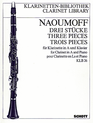 Book cover for Three Pieces (1982)