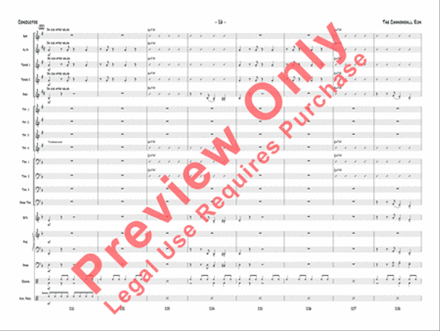 The Cannonball Run Jazz Ensemble scores gallery preview page 27