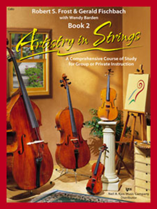 Book cover for Artistry In Strings, Book 2 - Cello (Book & 2-CD)
