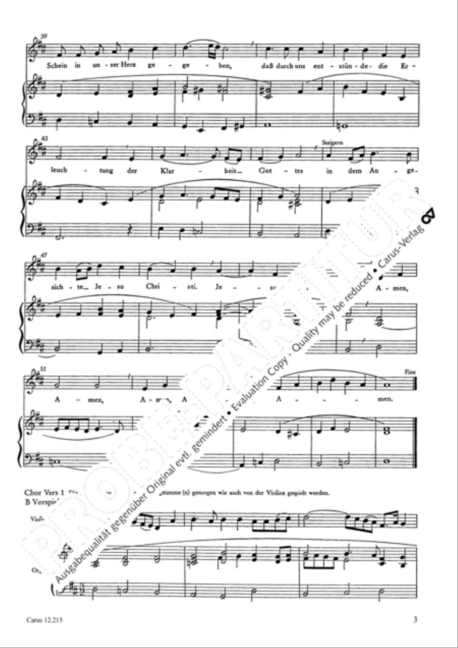 How brightly beams the morning star (Wie schon leuchtet der Morgenstern) Unison Choir scores gallery preview page 4