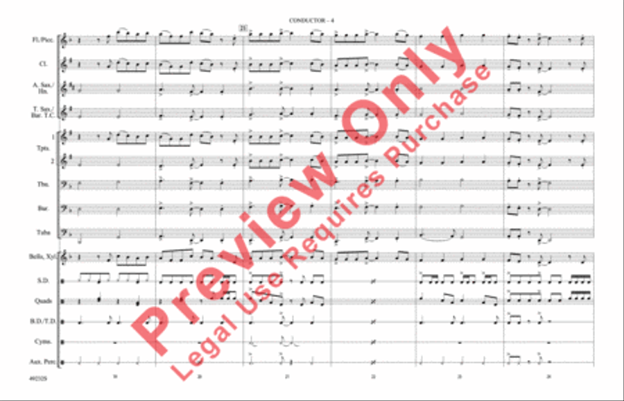 Kings & Queens Marching Band scores gallery preview page 5